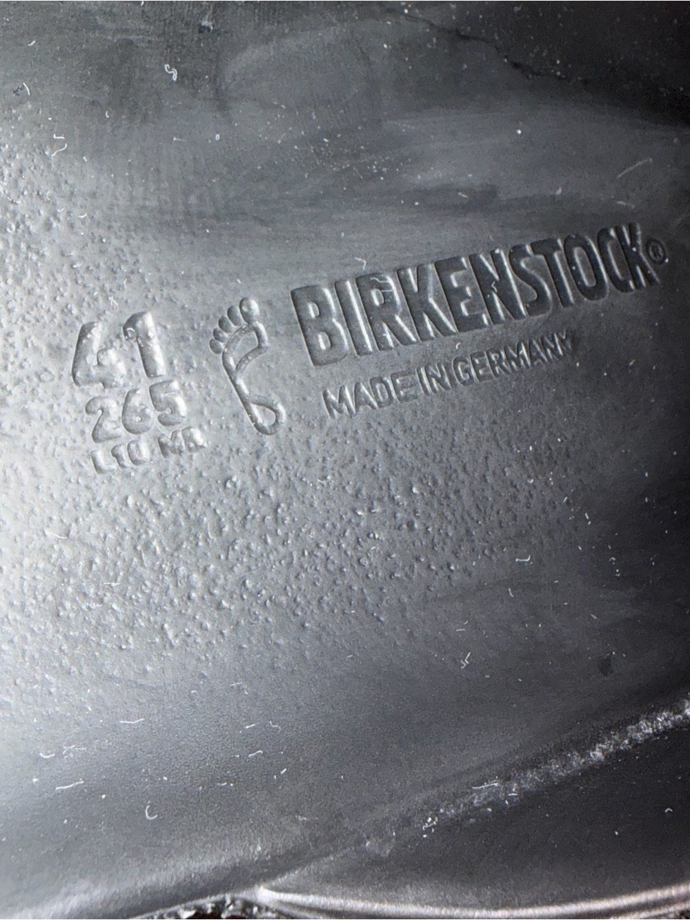 Birkenstock Arizona EVA unisex Slide Sandals in Black size 41 women’s 9 men’s 8 - Picture 3 of 4
